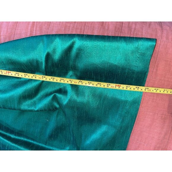 Alfred Sung Green Sleeveless A-Line Back Zipper & Pleated Skirt Women's Dress Si - Picture 8 of 9